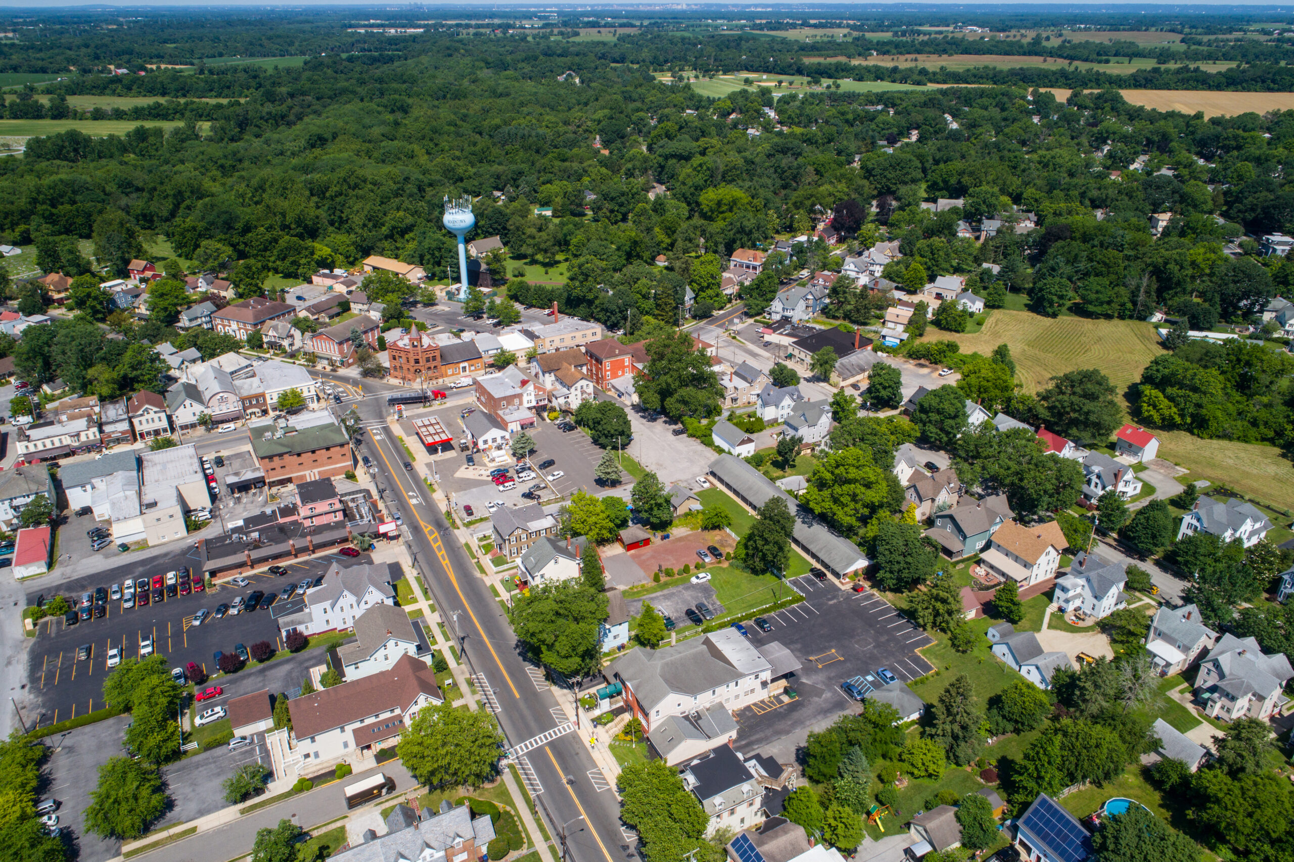 Aerial photo of Woodstown, NJ