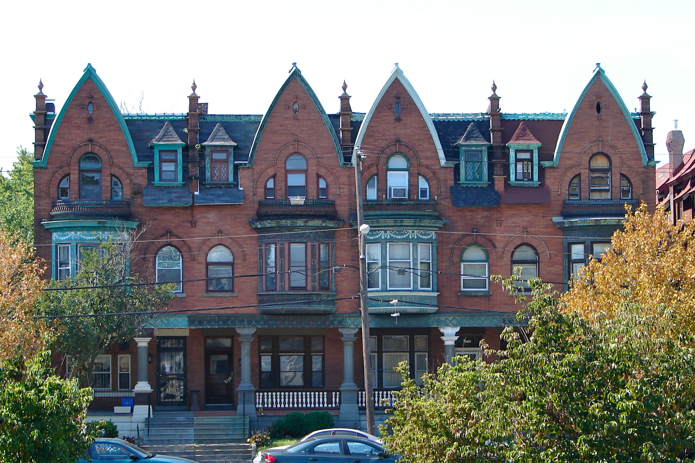 </p>
<p>1 ⁄ 4</p>
<p>More details<br />
Building in the Parkside Historic District in Philadelphia, near Memorial Hall on Parkside in West Philly